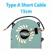 Ανεμιστηράκι Fan Laptop Turbox W650 W650SF W650SB W110 W150 W150ER W170 W170HR W350 W370 (Type A) Short Cable (15cm)