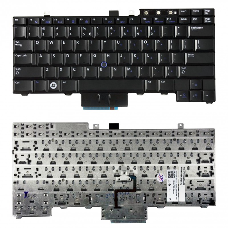 Notebook-Ersatzteile Tastatur, Dänisch, DELL, Latitude E6400, E6410, E6500, E6510 DELL FU942 Tastatur Notebook-Ersatzteil 