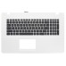 Γνήσιο Πλαστικό Laptop -  Palmrest πλαστικό -  Cover C για Asus X751J X751LX X751MA X751LA R752L R752M White MATTE with US Keyboard χωρίς Touchpad