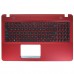 Γνήσιο Πλαστικό Laptop -  Palmrest πλαστικό -  Cover C για Asus A541 D541 F541 K541 R541 X541 κόκκινο με US πληκτρολόγιο χωρίς Touchpad
