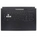 Γνήσιο - Palmrest πλαστικό -  Cover C Laptop Asus FA706 FX706 TUF706 TUF766 μαύρο με US πληκτρολόγιο